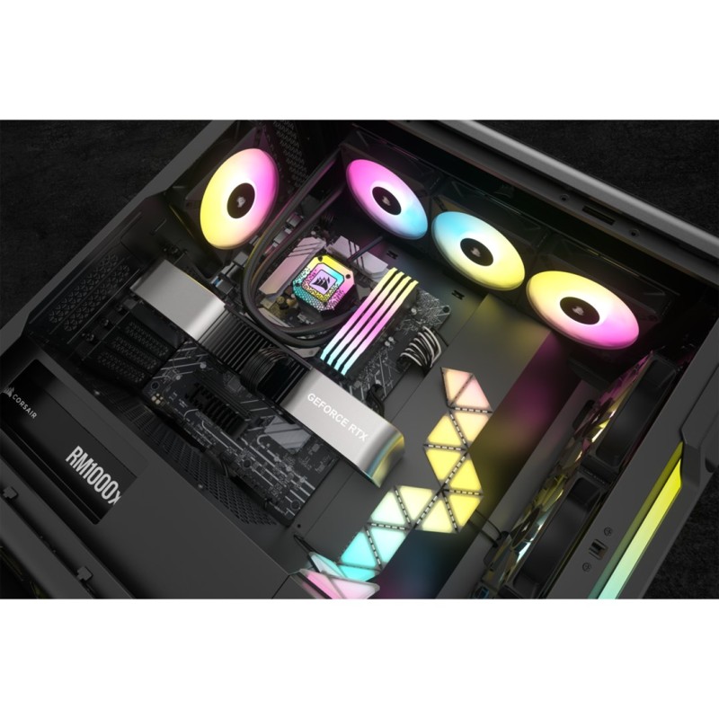 Corsair iCUE H150i ELITE CAPELLIX XT Processor All-in-one liquid cooler 12 cm Black 1 pc(s) Corsair iCUE H150i ELITE CAPELLIX XT Processor All-in-one liquid cooler 12 cm Black 1 pc(s)