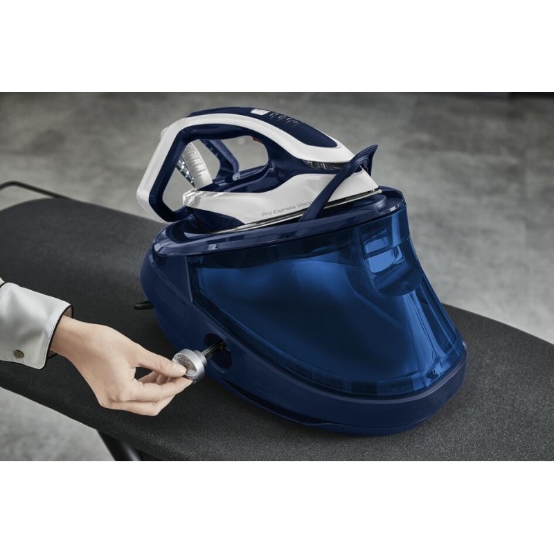 Tefal Pro Express Vision GV9812 3000 W 1.1 L Durilium AirGlide Autoclean soleplate Blue, White Tefal Pro Express Vision GV9812 3000 W 1.1 L Durilium AirGlide Autoclean soleplate Blue, White