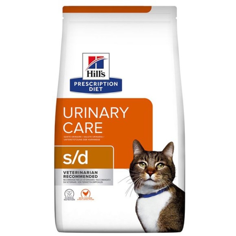 HILL'S PRESCRIPTION DIET Feline Urinary Care s/d Dry cat food Chicken 3 kg HILL'S PRESCRIPTION DIET Feline Urinary Care s/d Dry cat food Chicken 3 kg