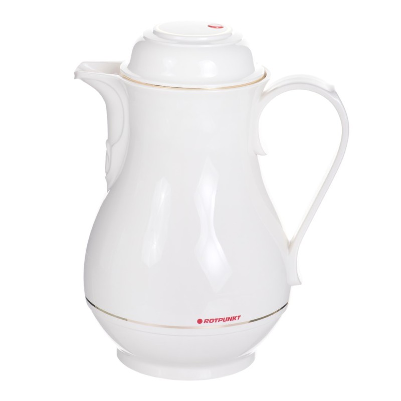 ROTPUNKT 330 IVORY Jug Thermos 1 l Glass insert Ecru