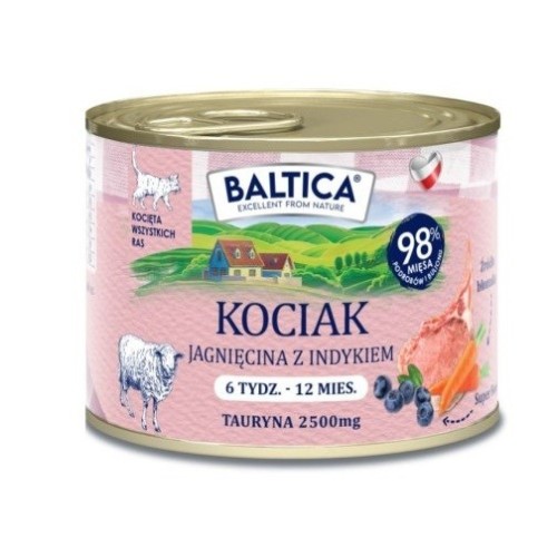 BALTICA Smaki regionów Kitten Lamb with turkey - wet cat food - 185g BALTICA Smaki regionów Kitten Lamb with turkey - wet cat food - 185g