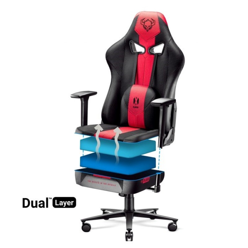 Diablo X-PLAYER 2.0. normal gaming chair Crimson anthracite Diablo X-PLAYER 2.0. normal gaming chair Crimson anthracite