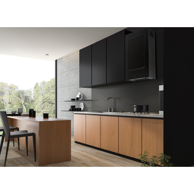 AKPO WK-12 Carmen black semi-matt T800 linear LED cooker hood AKPO WK-12 Carmen black semi-matt T800 linear LED cooker hood