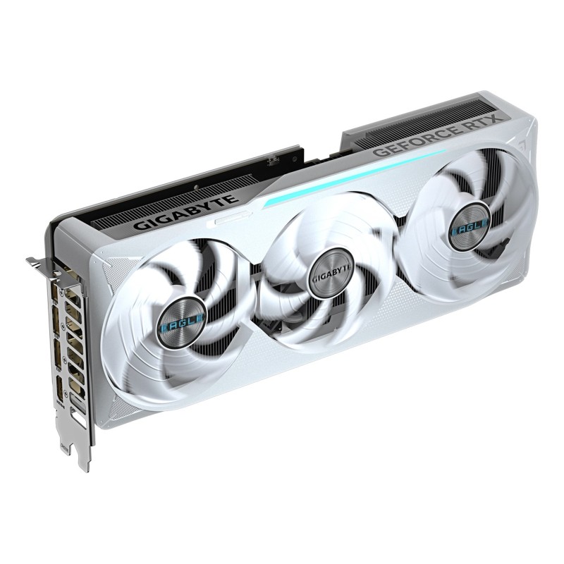 GIGABYTE GeForce RTX 5070 Ti EAGLE OC ICE SFF 16G Graphics Card - 16GB GDDR7, 256bit, PCI-E 5.0, 2542 MHz Core Clock, 3 x DP 2.1a, 1 x HDMI 2.1b, NVIDIA DLSS 4, GV-N507TEAGLEOC ICE-16GD GIGABYTE GeForce RTX 5070 Ti EAGLE OC ICE SFF 16G Graphics Card - 16GB GDDR7, 256bit, PCI-E 5.0, 2542 MHz Core Clock, 3 x DP 2.1a, 1 x HDMI 2.1b, NVIDIA DLSS 4, GV-N507TEAGLEOC ICE-16GD