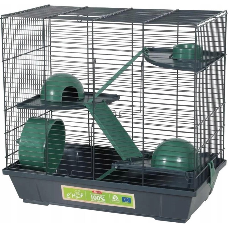 ZOLUX Cage EHOP for hamster triple 50 cm - green ZOLUX Cage EHOP for hamster triple 50 cm - green