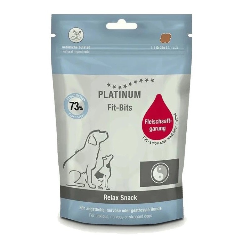 PLATINUM Fit-Bits Relax - dog treat - 150g PLATINUM Fit-Bits Relax - dog treat - 150g