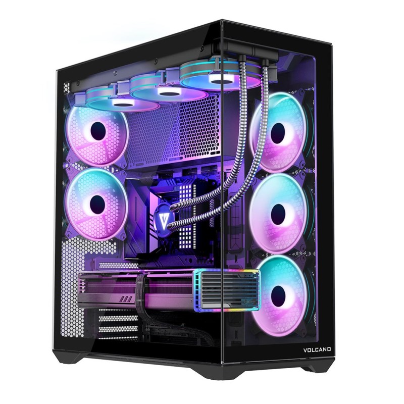 MODECOM Volcano SPACE XL ARGB FULL TOWER 5F Black MODECOM Volcano SPACE XL ARGB FULL TOWER 5F Black