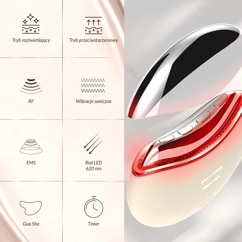 5-IN-1 LIFTING MASSAGER FOR FACE AND NECK 5-IN-1 LIFTING MASSAGER FOR FACE AND NECK