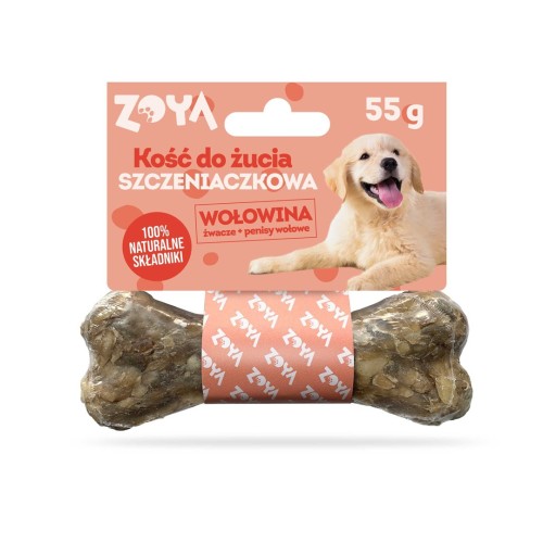 ZOYA Chewing bone Puppy Beef - dog treat - 55g ZOYA Chewing bone Puppy Beef - dog treat - 55g