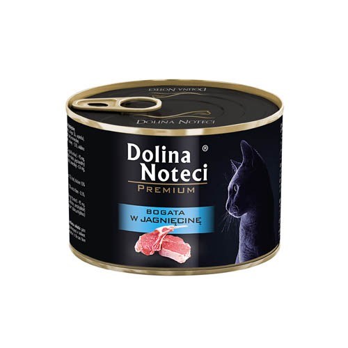 Dolina Noteci Premium rich in lamb - wet cat food - 185g