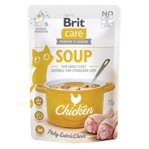 BRIT Care Soup Chicken - soup for cat - 75g BRIT Care Soup Chicken - soup for cat - 75g