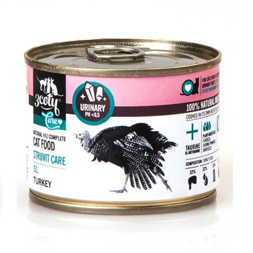 3COTY 51. Turkey Struvite Care - wet cat food - 180g 3COTY 51. Turkey Struvite Care - wet cat food - 180g