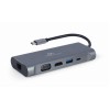 Gembird A-CM-COMBO7-01 notebook dock/port replicator USB 3.2 Gen 1 (3.1 Gen 1) Type-A Grey Gembird A-CM-COMBO7-01 notebook dock/port replicator USB 3.2 Gen 1 (3.1 Gen 1) Type-A Grey