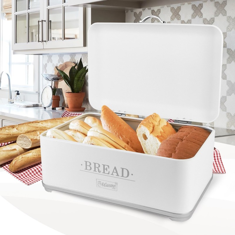 Maestro MR-1677-AR-W bread box Rectangular Maestro MR-1677-AR-W bread box Rectangular