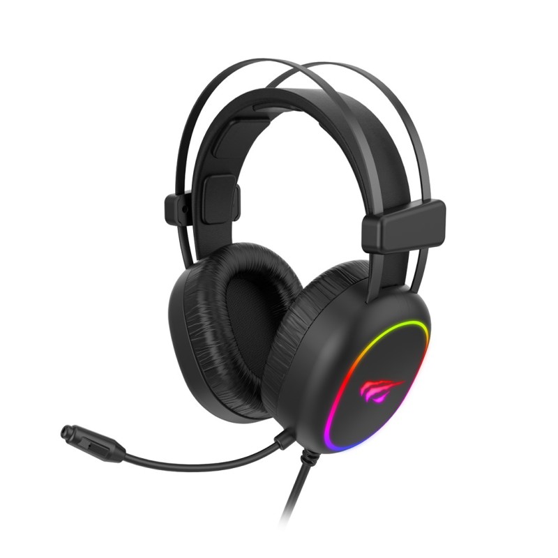 Havit GAMING HEADPHONE RGB BLACK 2016D Headset Wired Head-band