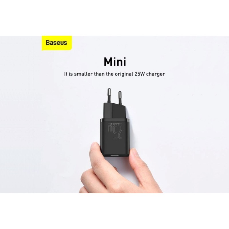 Baseus TZCCSUP-L01 mobile device charger Smartphone Black AC, USB Fast charging Indoor Baseus TZCCSUP-L01 mobile device charger Smartphone Black AC, USB Fast charging Indoor