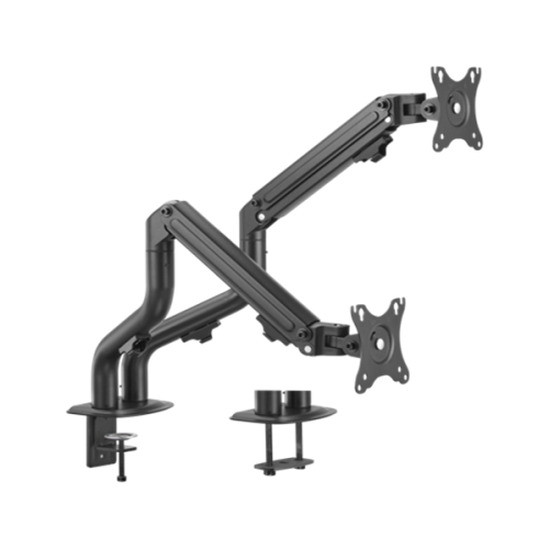 Gembird MA-DA2-02 Adjustable desk 2-display mounting arm (tilting), 17”-32”, up to 8 kg Gembird MA-DA2-02 Adjustable desk 2-display mounting arm (tilting), 17”-32”, up to 8 kg