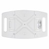 Rectangular shower stool with height adjustment Rectangular shower stool with height adjustment