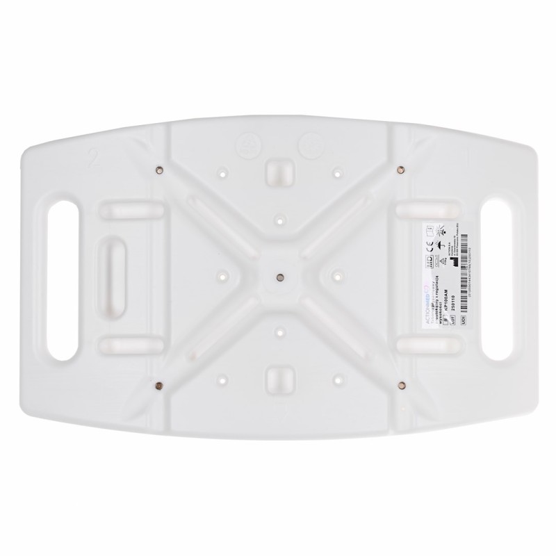Rectangular shower stool with height adjustment Rectangular shower stool with height adjustment