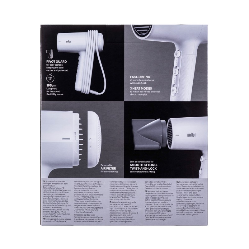 Suszarka do włosów BRAUN HD210E Suszarka do włosów BRAUN HD210E