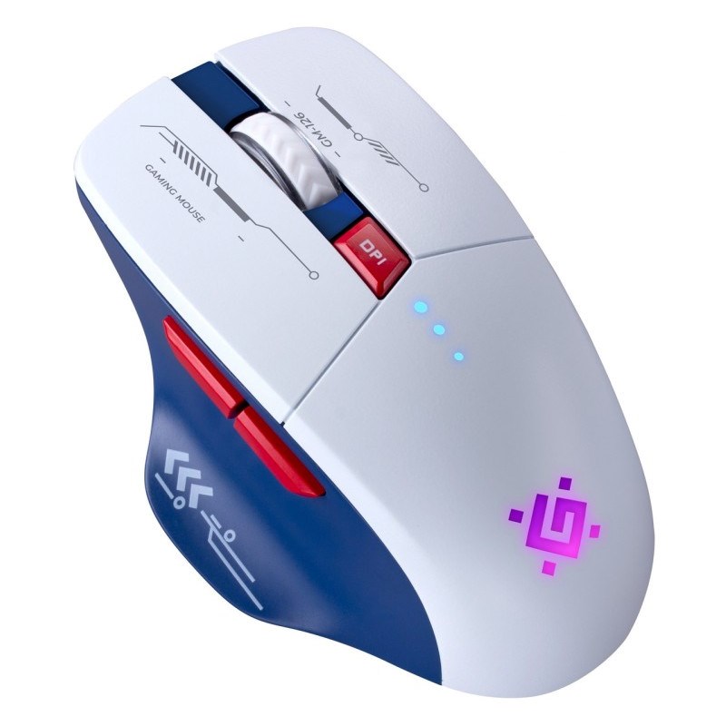 MOUSE DEFENDER GM-126 TISA RF+BT OPTIC 1600dpi 6P WHITE MOUSE DEFENDER GM-126 TISA RF+BT OPTIC 1600dpi 6P WHITE
