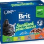 BRIT Premium Cat Sterilised Plate - wet cat food - 12x100g