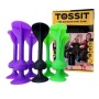 Dart game with silicone suction cups TOSSIT Starter Set – green and purple