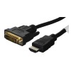 Lanberg CA-HDDV-20CU-0018-BK video cable adapter 1.8 m HDMI Type A (Standard) DVI-D Black