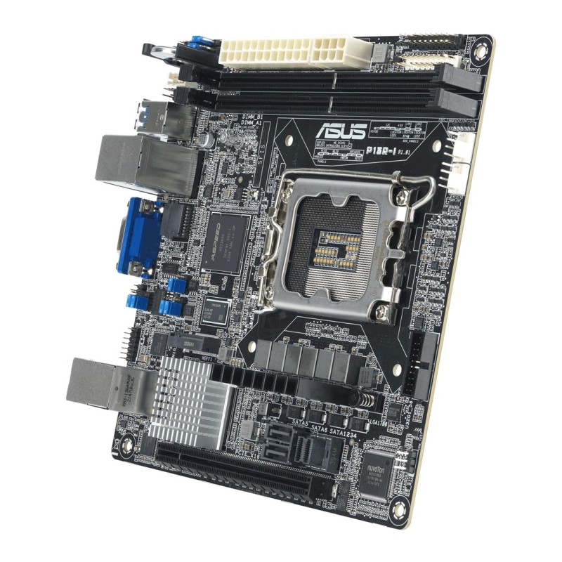 Płyta główna Asus P13R-I 1x LGA1700 Intel Xeon E-24XX C262 (2xDIMM, 6x SATA, 1xM.2, 2x1GbE, ASMB11-iKVM, miniITX) Płyta główna Asus P13R-I 1x LGA1700 Intel Xeon E-24XX C262 (2xDIMM, 6x SATA, 1xM.2, 2x1GbE, ASMB11-iKVM, miniITX)