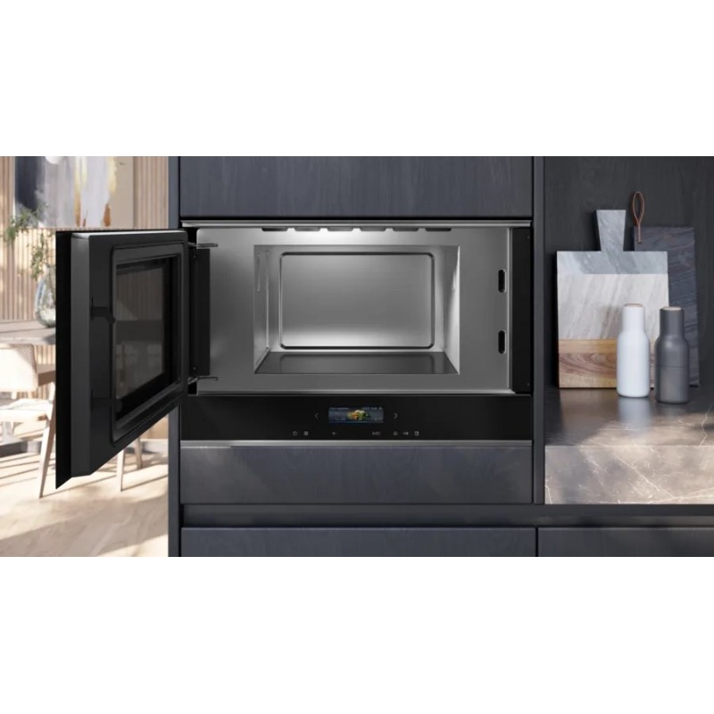 Siemens iQ700 BF722L1B1 microwave Built-in Solo microwave 21 L 900 W Black Siemens iQ700 BF722L1B1 microwave Built-in Solo microwave 21 L 900 W Black
