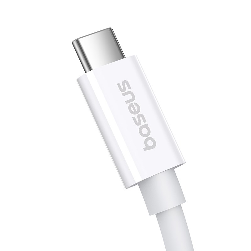 Baseus Superior USB C to USB C data cable 1 m 240 W White Baseus Superior USB C to USB C data cable 1 m 240 W White