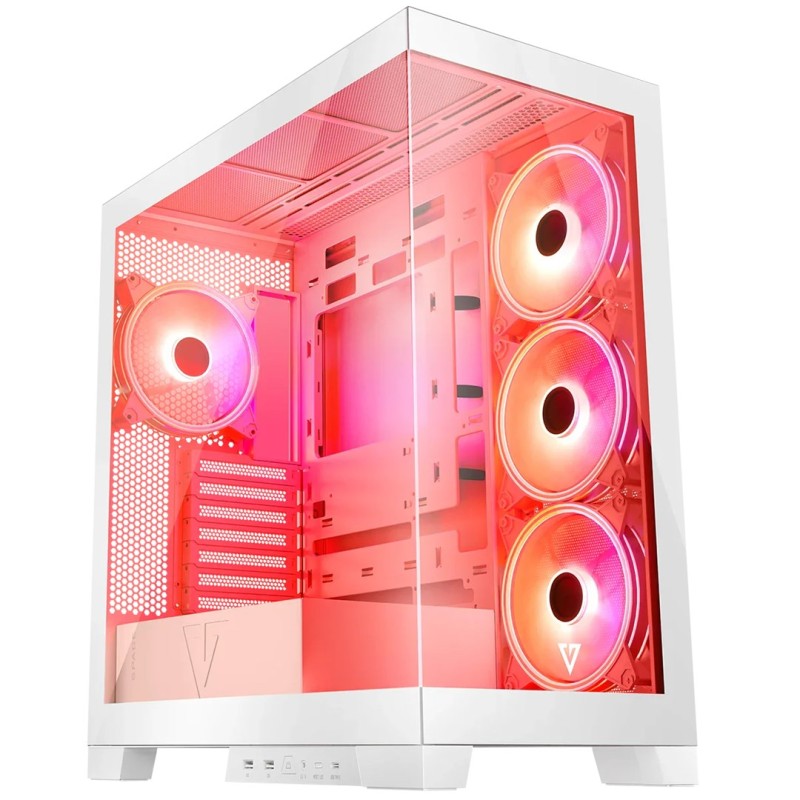 MODECOM Volcano SPACE APEX ARGB MIDI USB 3.0 X 2 CYPE-C white MODECOM Volcano SPACE APEX ARGB MIDI USB 3.0 X 2 CYPE-C white