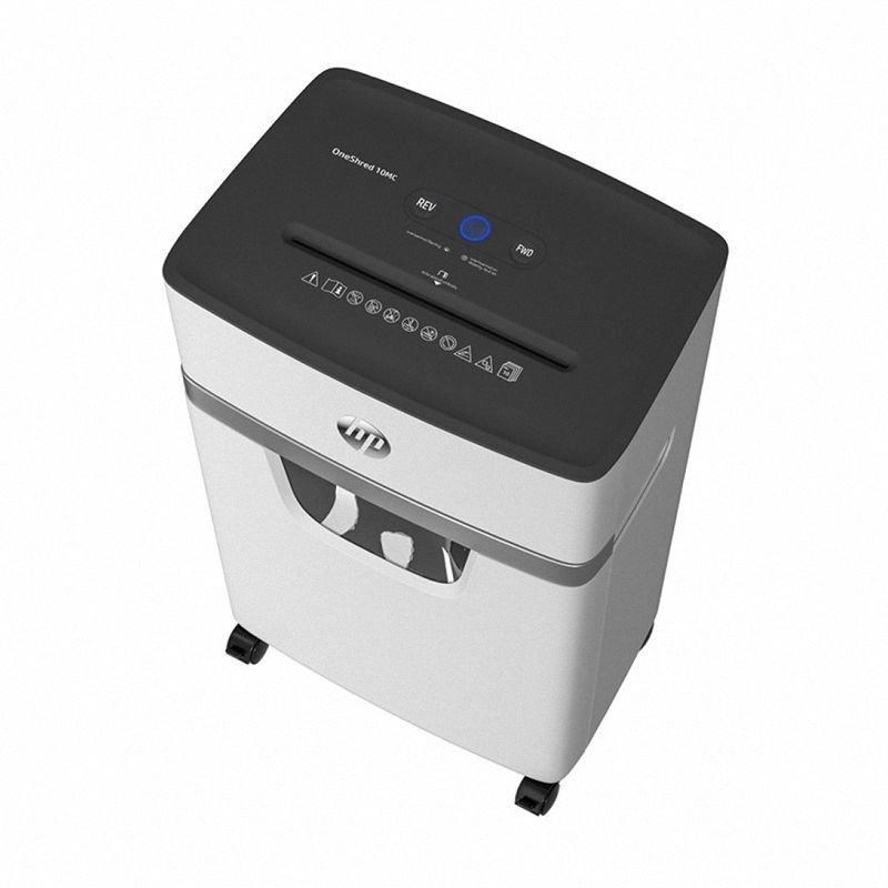 HP ONESHRED 10MC shredder, micro cut, P-5, 10 card, 20l, light grey HP ONESHRED 10MC shredder, micro cut, P-5, 10 card, 20l, light grey