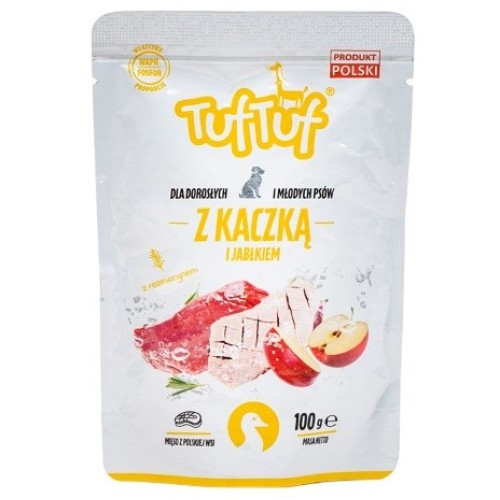TUF TUF with duck and apple - wet dog food - 100g TUF TUF with duck and apple - wet dog food - 100g