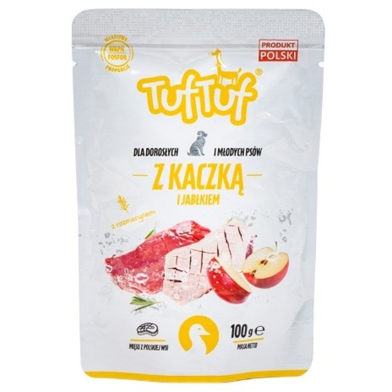 TUF TUF with duck and apple - wet dog food - 100g