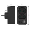 Maclean current socket x2 + 4xUSB, splitter with 2 sockets, 2xUSB A, 2xUSB C PD 20W, 1x16A + 1x6A, MCE249 F/B Maclean current socket x2 + 4xUSB, splitter with 2 sockets, 2xUSB A, 2xUSB C PD 20W, 1x16A + 1x6A, MCE249 F/B