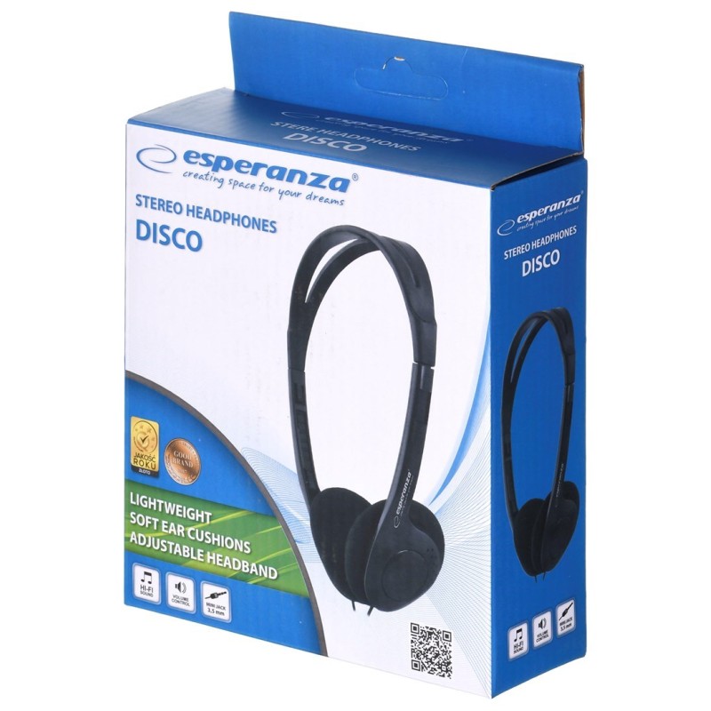 Esperanza EH119 headphones/headset Head-band Black Esperanza EH119 headphones/headset Head-band Black