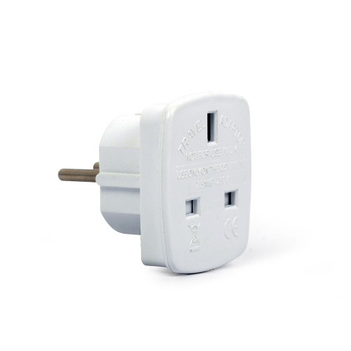 Gembird A-AC-UKEU-001 power plug adapter Type G (UK) Type F White Gembird A-AC-UKEU-001 power plug adapter Type G (UK) Type F White