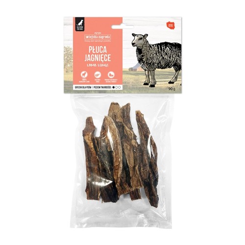 WIEJSKA ZAGRODA Lamb lungs - dog treat - 90g WIEJSKA ZAGRODA Lamb lungs - dog treat - 90g