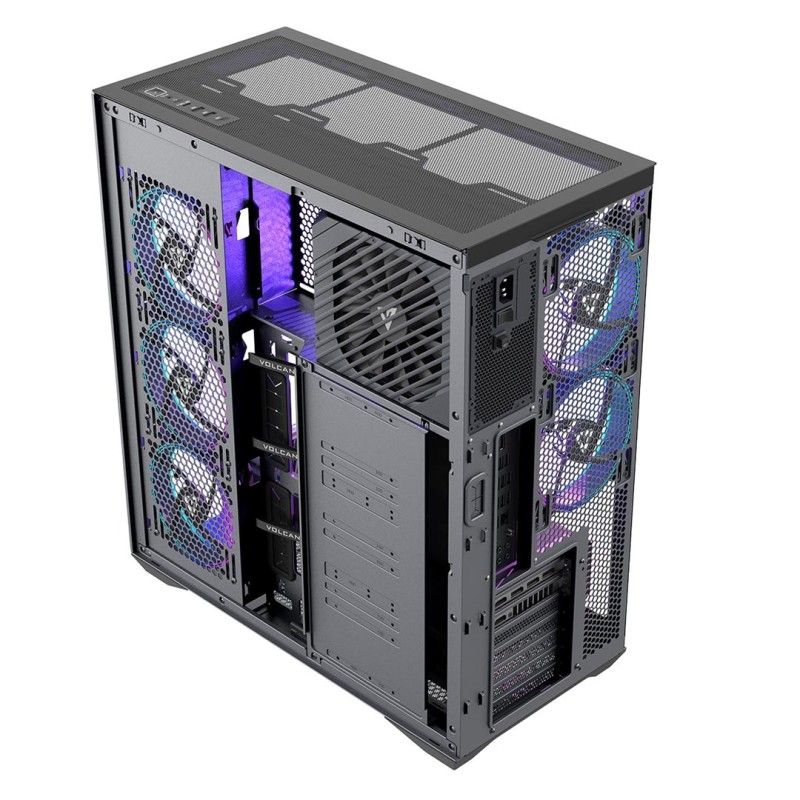 MODECOM Volcano SPACE XL ARGB FULL TOWER 5F Black MODECOM Volcano SPACE XL ARGB FULL TOWER 5F Black