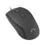 Natec Optical Mouse HOOPOE 2 1600 DPI, USB, Black