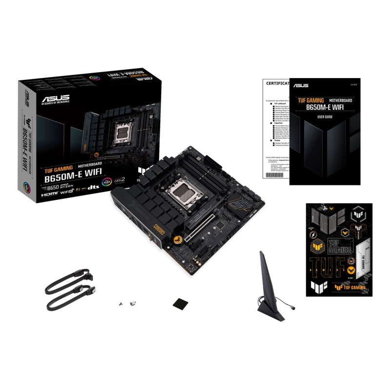 ASUS TUF GAMING B650M-E WIFI AMD B650 Socket AM5 micro ATX ASUS TUF GAMING B650M-E WIFI AMD B650 Socket AM5 micro ATX