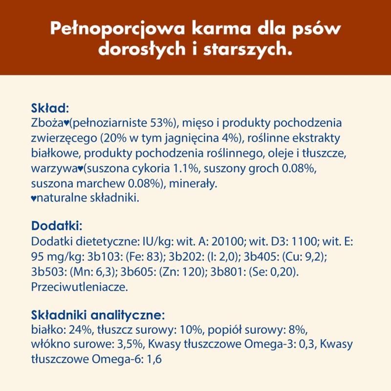 PURINA Dog Chow Mature Senior with lamb - dry dog food - 14 kg PURINA Dog Chow Mature Senior with lamb - dry dog food - 14 kg