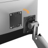 Maclean MC-968 Double Arm Monitor Mount with Gas Spring 17-57