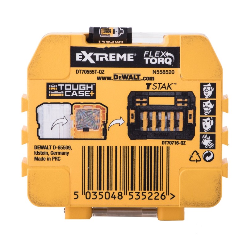 Końcówki do wkrętarki 2x25/25szt. DT70555T DEWALT Końcówki do wkrętarki 2x25/25szt. DT70555T DEWALT