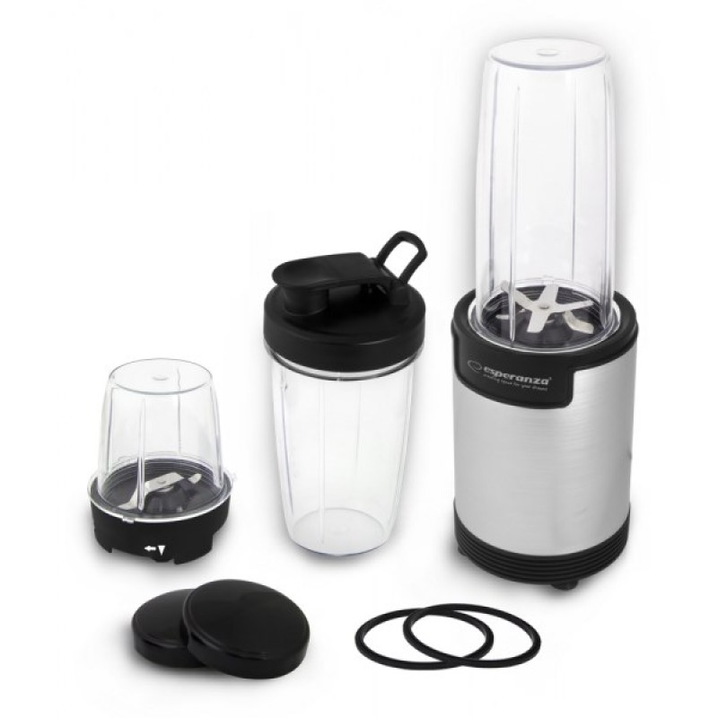 Esperanza EKM030 Nutri blender / Personal blender 9in1 900W Silver Esperanza EKM030 Nutri blender / Personal blender 9in1 900W Silver
