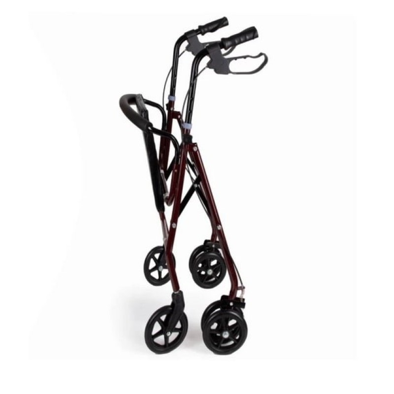 Four-wheel walker with seat function Four-wheel walker with seat function