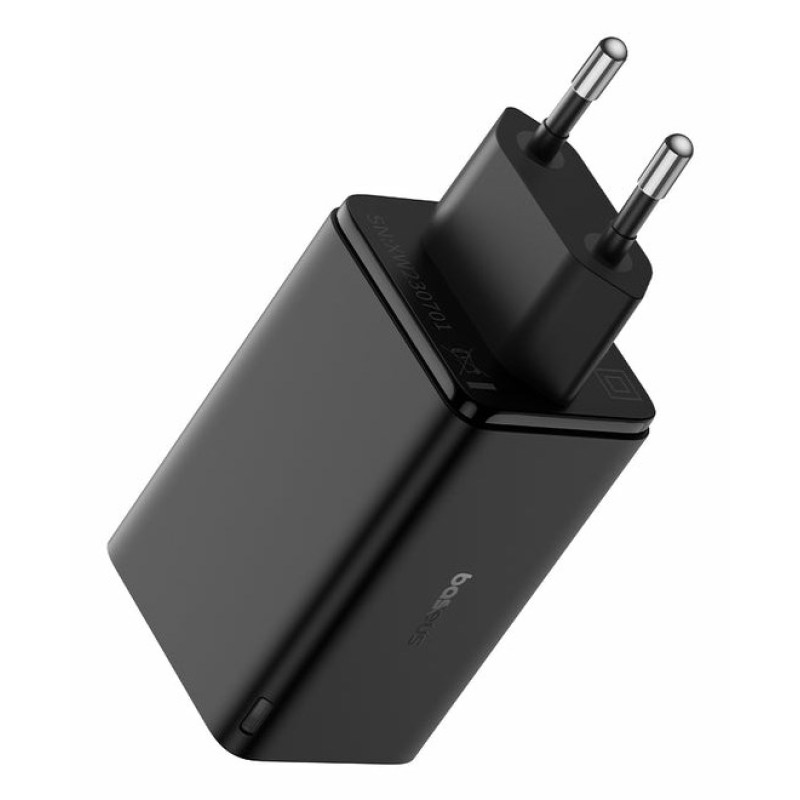 Baseus GaN6 Pro Universal Black AC Fast charging Indoor Baseus GaN6 Pro Universal Black AC Fast charging Indoor