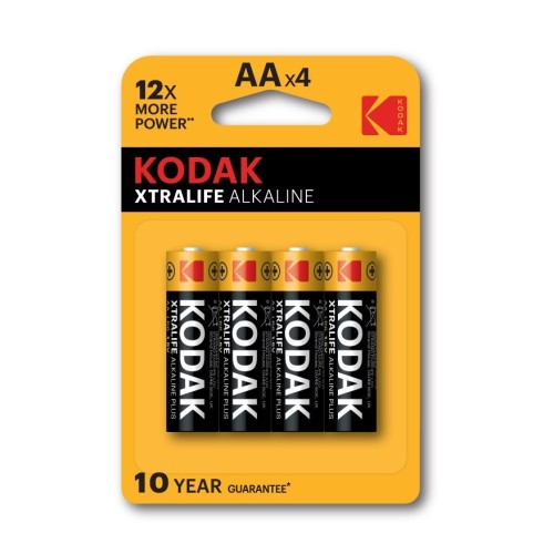 Kodak XTRALIFE alkaline AA battery (4 pack) Kodak XTRALIFE alkaline AA battery (4 pack)