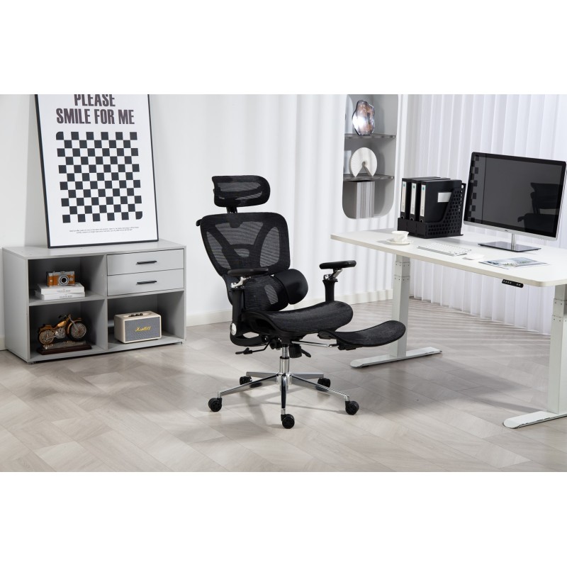 Activejet ergonomic office chair YK848 black Activejet ergonomic office chair YK848 black